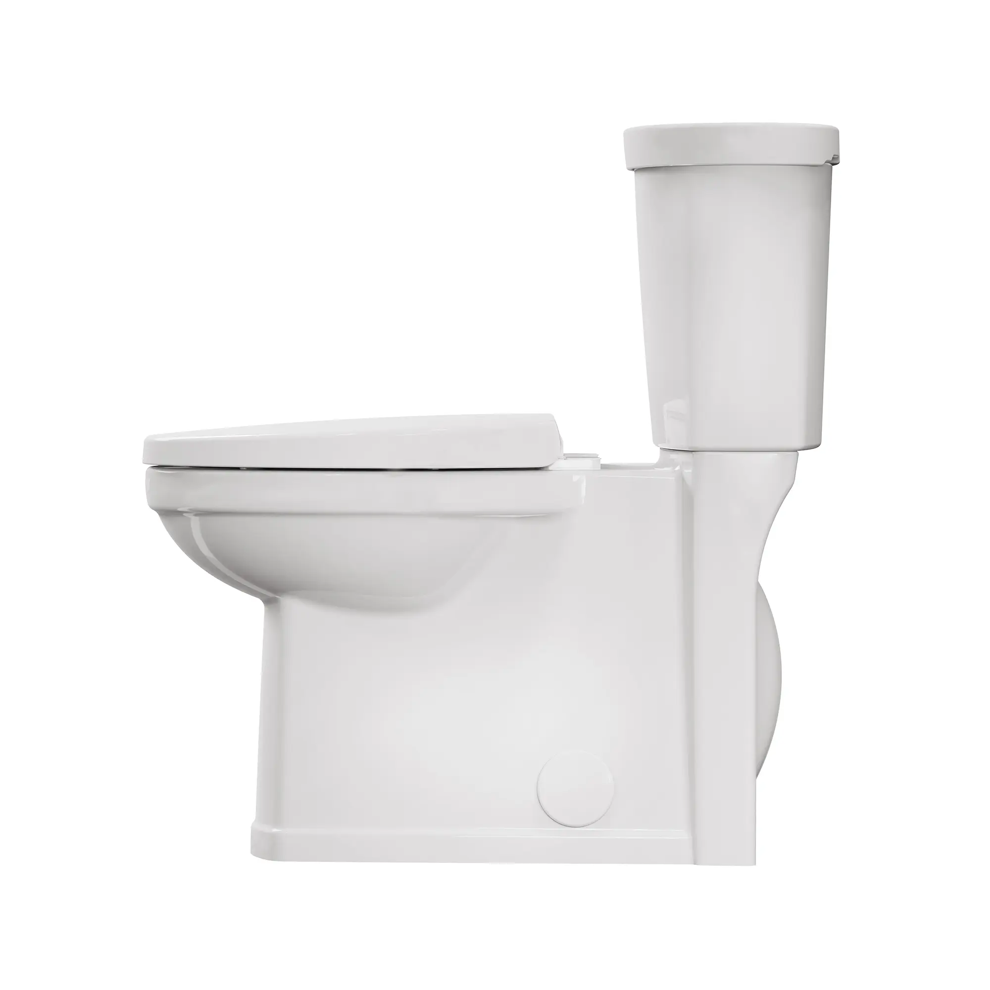 Toilette complète Décor, 2 pièces, 1,28 gpc/4,8 lpc, à cuvette allongée à hauteur de chaise, avec siège